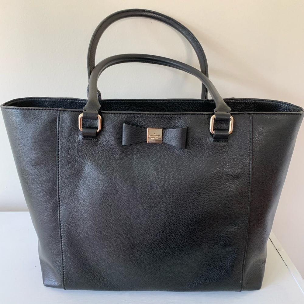 NWOT Kate Spade black bow purse